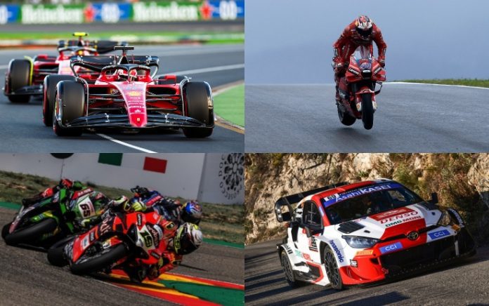 F1, MotoGp e Superbike