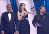 Carlo Conti, Pilar Fogliati e Lillo a Sanremo 2026